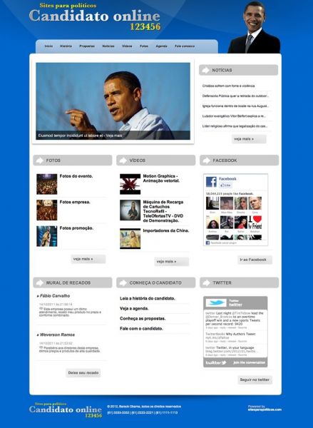 Site de Políticos